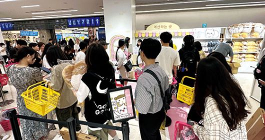 지난해 스타필드 코엑스몰에서 열린 네이버웹툰 ‘냐한남자’ ‘마루는 강쥐’ 팝업스토어