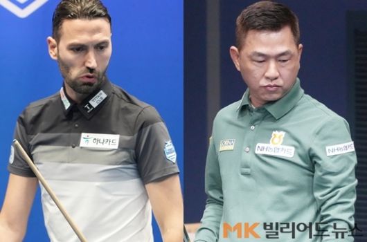 ‘복학생’ 카시도코스타스와 베트남의 마민껌은 각각 박주선과 김기혁에 패하며 고배를 마셨다. (사진= MK빌리어드뉴스 DB)