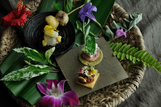 오키나와 식재료를 활용해 이탈리아 코스 요리를 선보이는 호시노야 오키나와 / 사진=호시노 리조트