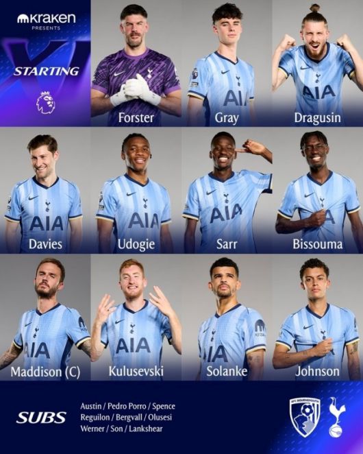 사진=토트넘 홋스퍼 SNS