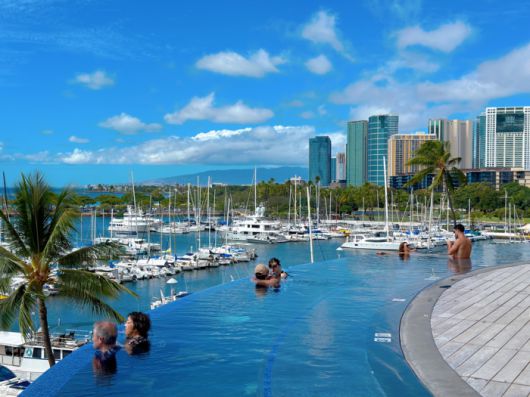 야외 인피니티 풀 / 사진=권효정 기자