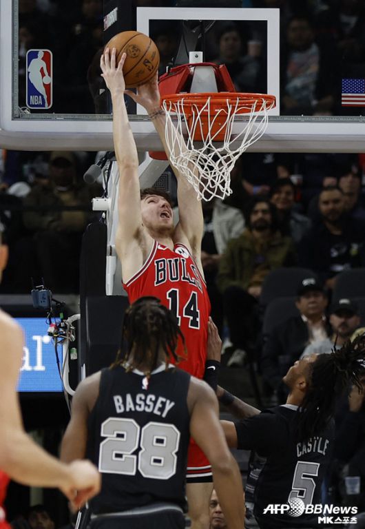 마타스 버젤리스가 슬램덩크 컨테스트에 참가한다. 사진=ⓒAFPBBNews = News1