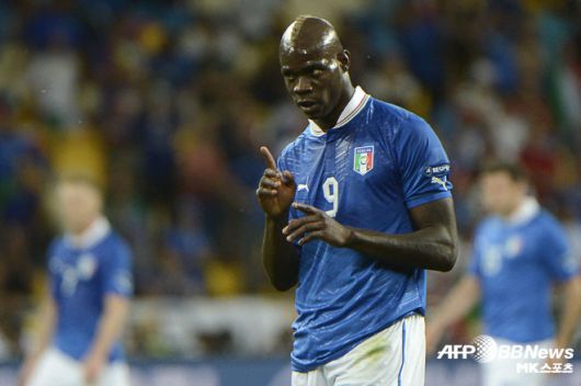 세계 최고의 스트라이커가 될 재목으로 꼽혔던 마리오 발로텔리. 사진=AFPBBNews=News1