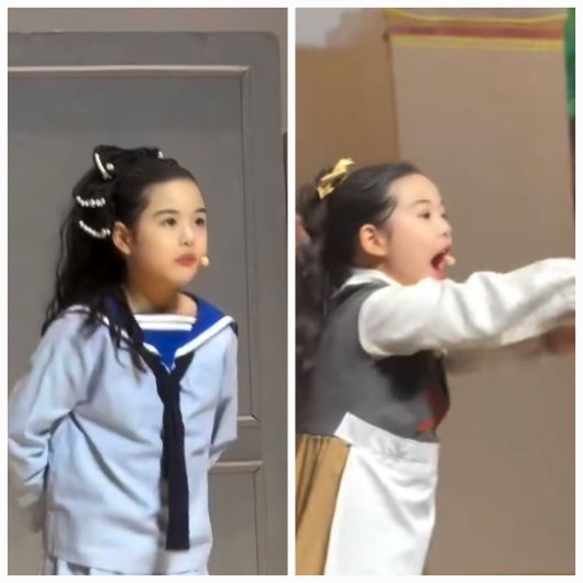 배우 조윤희의 딸 로아가 학예회 무대에서 사랑스러운 매력을 발산했다.사진=조윤희 SNS