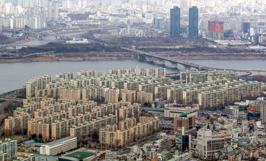 서울 압구정 전경