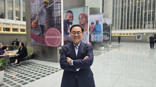 43년간의 투자업무에서 은퇴한 추흥식 세계은행(WB) 최고투자고문(전 한은 외자운용원장)이 세계은행에서의 근무 마지막날 매일경제와 만나 인터뷰하고 있다. [최승진 워싱턴 특파원]