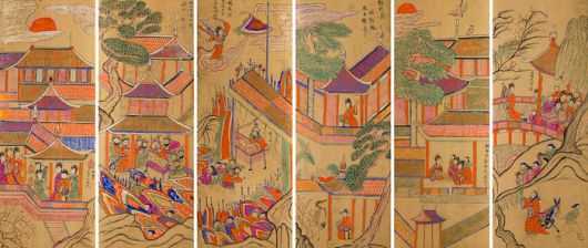 ‘구운몽도6폭병풍’. 아모레퍼시픽미술관