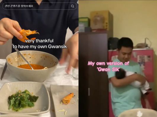 틱톡에 올라온 ‘나만의 관식’ 밈. [사진 출처 = 틱톡]