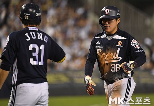 두산 추재현은 11일 잠실 LG전에서 선발 4번 타자로  출격한다. 사진(잠실 서울)=천정환 기자