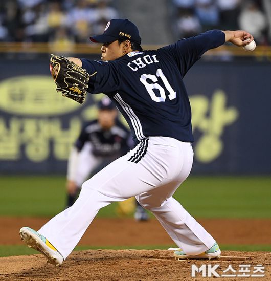 12일 잠실 LG전에서 쾌투했던 두산 최원준. 사진(잠실 서울)=천정환 기자