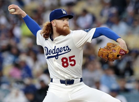 더스틴 메이는 709일만에 승리투수가 됐다. 사진=AFP=연합뉴스 제공