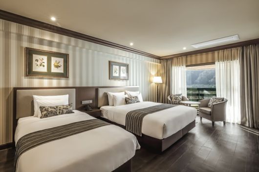 켄싱턴호텔 설악 ‘이그제큐티브 패밀리 트윈’ 객실 / 사진=이랜드파크