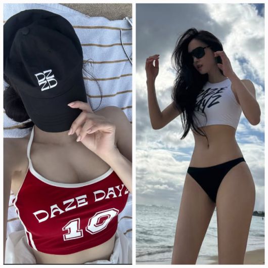 효민이 신혼여행지 하와이에서 봄보다 눈부신 순간을 전했다.사진=효민 SNS