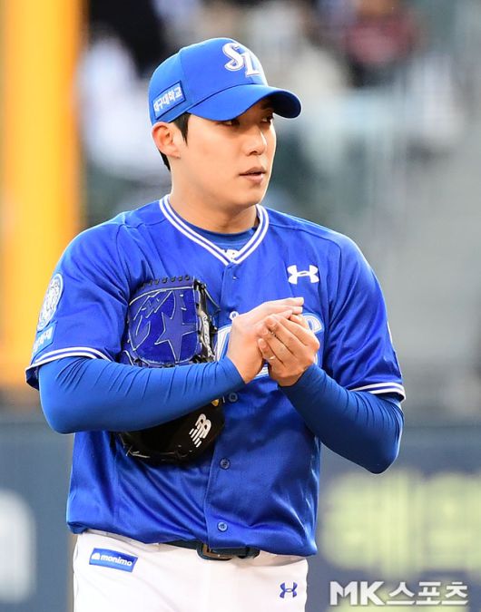 원태인은 17일 잠실 LG전에서 쾌투했다. 사진=김영구 기자