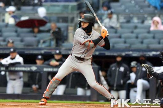 이정후는 뉴욕 원정에서 비바람과 추위를 상대했다. 사진= MK스포츠 DB