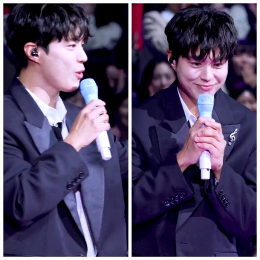 박보검이 차지연의 목소리게 깊은 감동을 숨기지 못했다.사진=KBS