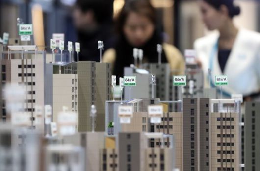 견본주택 내부에 마련될 모형도 모습 [사진 = 연합뉴스]