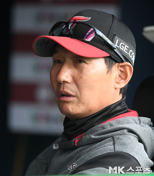 LG의 지휘봉을 잡고 있는 염경엽 감독. 사진=천정환 기자