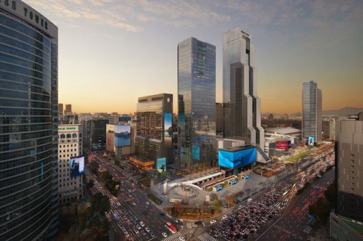 그랜드 인터컨티넨탈 서울 파르나스와 주변 풍경 / 사진=파르나스호텔