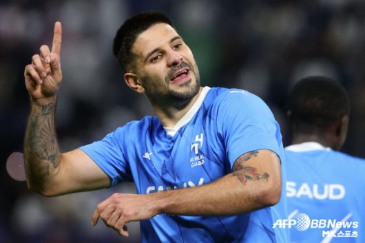 알 힐랄 간판 스트라이커인 EPL 출신 알렉산다르 미트로비치. 사진=AFPBBNews=News1