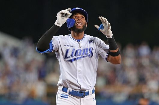 25일 대구 NC전에서 화끈한 장타력을 뽐낸 삼성 디아즈. 사진=삼성 제공