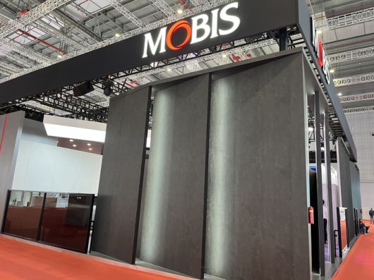 7.2관에 위치한 현대모비스 부스 전경. [사진=안서진 기자]