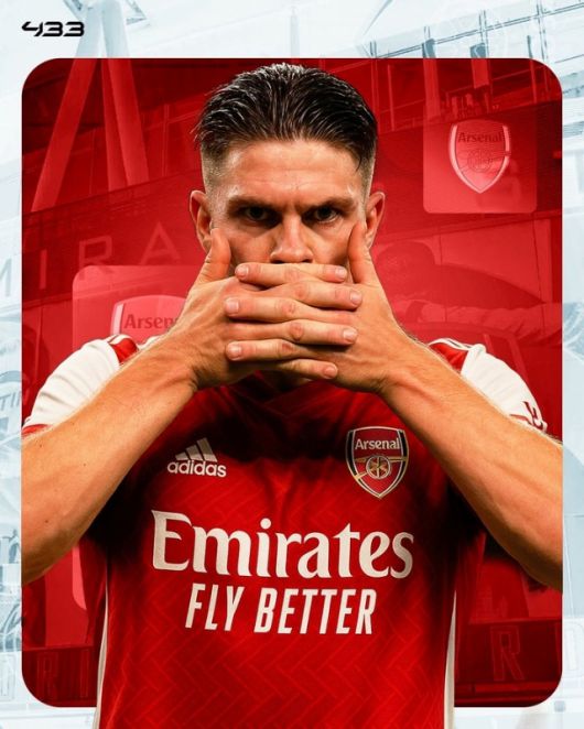 ‘피차헤스’에 의하면 아스날은 8000만 유로, 즉 한화 약 1300억원이라는 거액도 투자할 계획이라고 한다. 그만큼 전성기를 맞이한 요케레스 영입에 진심인 모습이다. 사진=433 SNS