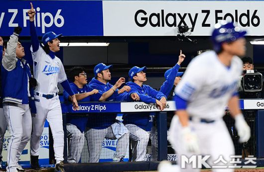 5연승을 내달린 삼성 라이온즈는 홈경기와 원정 경기 성적 편차를 줄이는 것이 과제다. 사진=김영구 기자