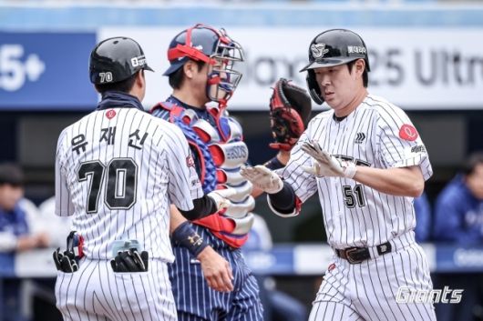 롯데 자이언츠도 초반 봄데의 오명을 씻고 올 시즌 꾸준히 선두권 경쟁을 펼칠 만한 저력을 보여주고 있다. 사진=롯데 자이언츠