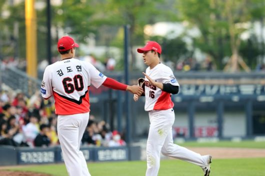 29일 광주 NC전에서 시즌 첫 승을 챙긴 김도현. 사진=KIA 제공