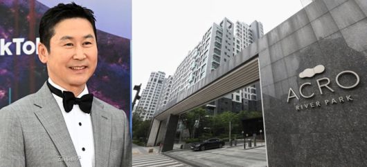 아크로리버파크에 살고 있는 신동엽. 사진 ㅣ스타투데이DB, 대림산업  홈페이지