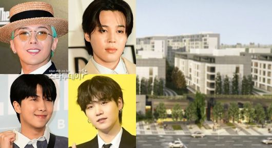 지드래곤, 지민, RM, 슈가, 나인원 한남. 사진| 스타투데이 DB, 나인원 한남 홈페이지