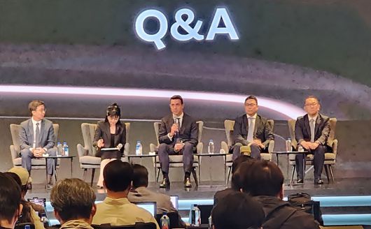 ‘원 전략’ 공식 발표회에서 진행된 질의응답 모습 [사진촬영=최기성 매경 디지털뉴스룸 기자]