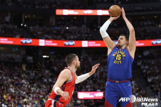 니콜라 요키치가 카와이 레너드, 제임스 하든을 집으로 보냈다. 사진(덴버 미국)=AFPBBNews=News1