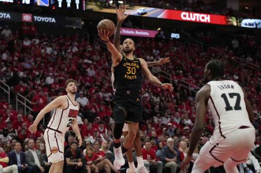 골든스테이트가 컨퍼런스 준결승에 진출했다. 사진= AP= 연합뉴스 제공