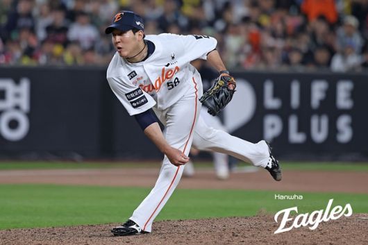 한화의 핵심 불펜 자원 중 하나인 박상원. 사진=한화 제공