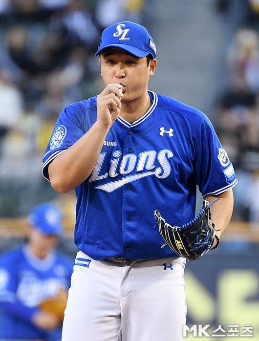 5일 대전 한화전에서 쾌투한 삼성 최원태. 사진=천정환 기자