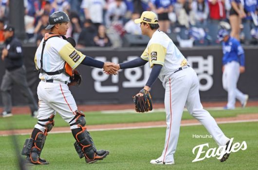 6일 대전 삼성전에서 세이브를 올린 한화 한승혁. 사진=한화 제공