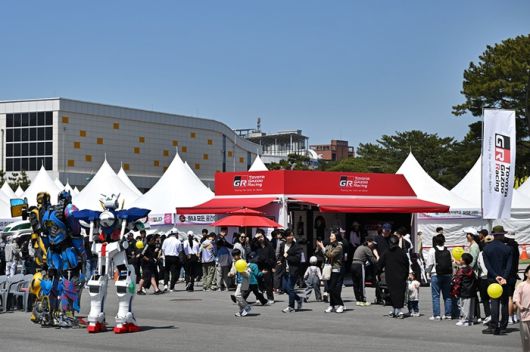 토요타 가주 레이싱 부스 [사진제공=한국토요타]