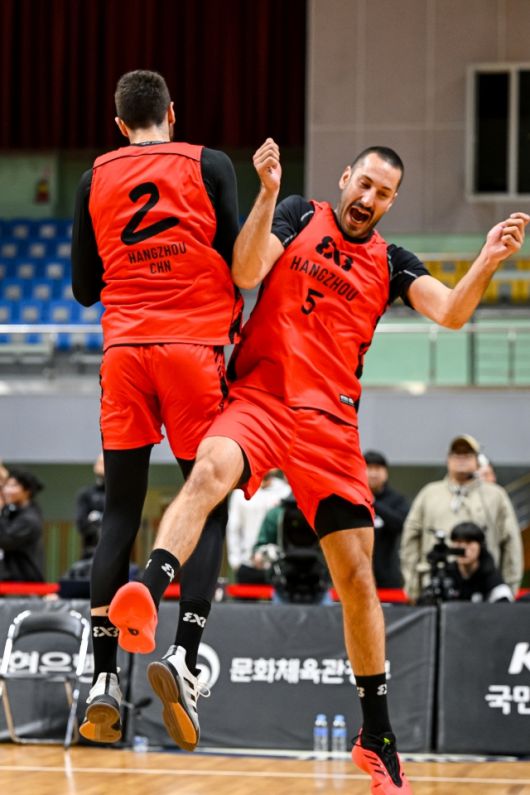 단 3명만 뛴 항저우, 그러나 그들은 홍천 챌린저에서 정상에 섰다. 사진=KXO 제공