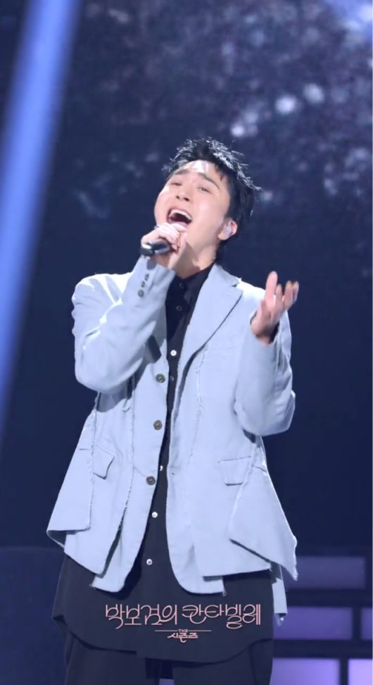 조성모는 이날 ‘To Heaven’, ‘아시나요’ 등 전설의 명곡을 부르며 당시 감성을 오롯이 재현했다. 사진=KBS