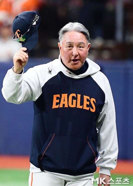 한화를 이끄는 김경문 감독. 사진(고척 서울)=김영구 기자