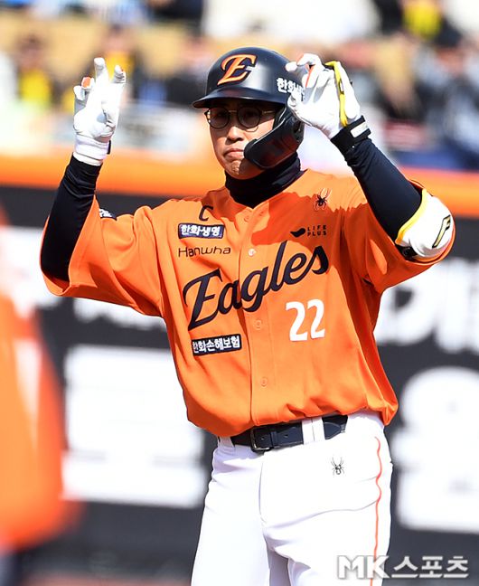 한화의 주장을 맡고있는 채은성. 사진=천정환 기자