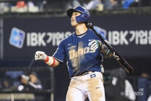 최근 맹활약을 펼치고 있는 NC 천재환. 사진=NC 제공