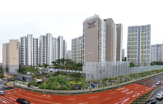 신흥주공을 재건축한 산성역포레스티아.