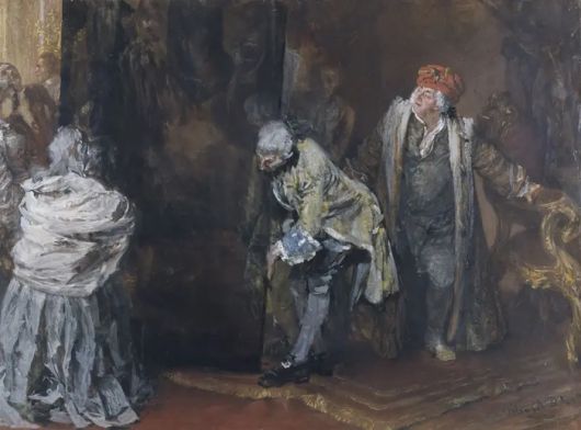 Adloph von Menzel [“Platz für den großen Raffael!”], 1855/59 ©Gemäldegalerie Alte Meister