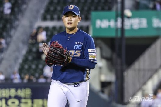 11일 두산 더블헤더 2차전에 출격한 김녹원. 사진=NC 제공