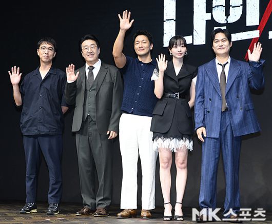 14일 오전 디즈니+의 오리지널 시리즈 ‘나인 퍼즐’의 제작발표회가 열렸다.  사진=천정환 기자