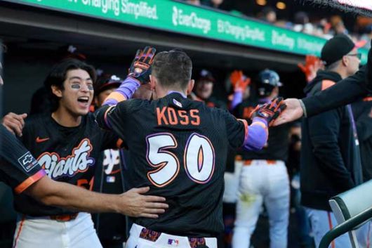 이정후는 코스의 홈런이 분위기를 바꿨다고 말했다. 사진= Getty Images/AFP= 연합뉴스 제공