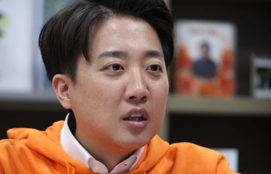 이준석 개혁신당 대선 후보. [한주형 기자]